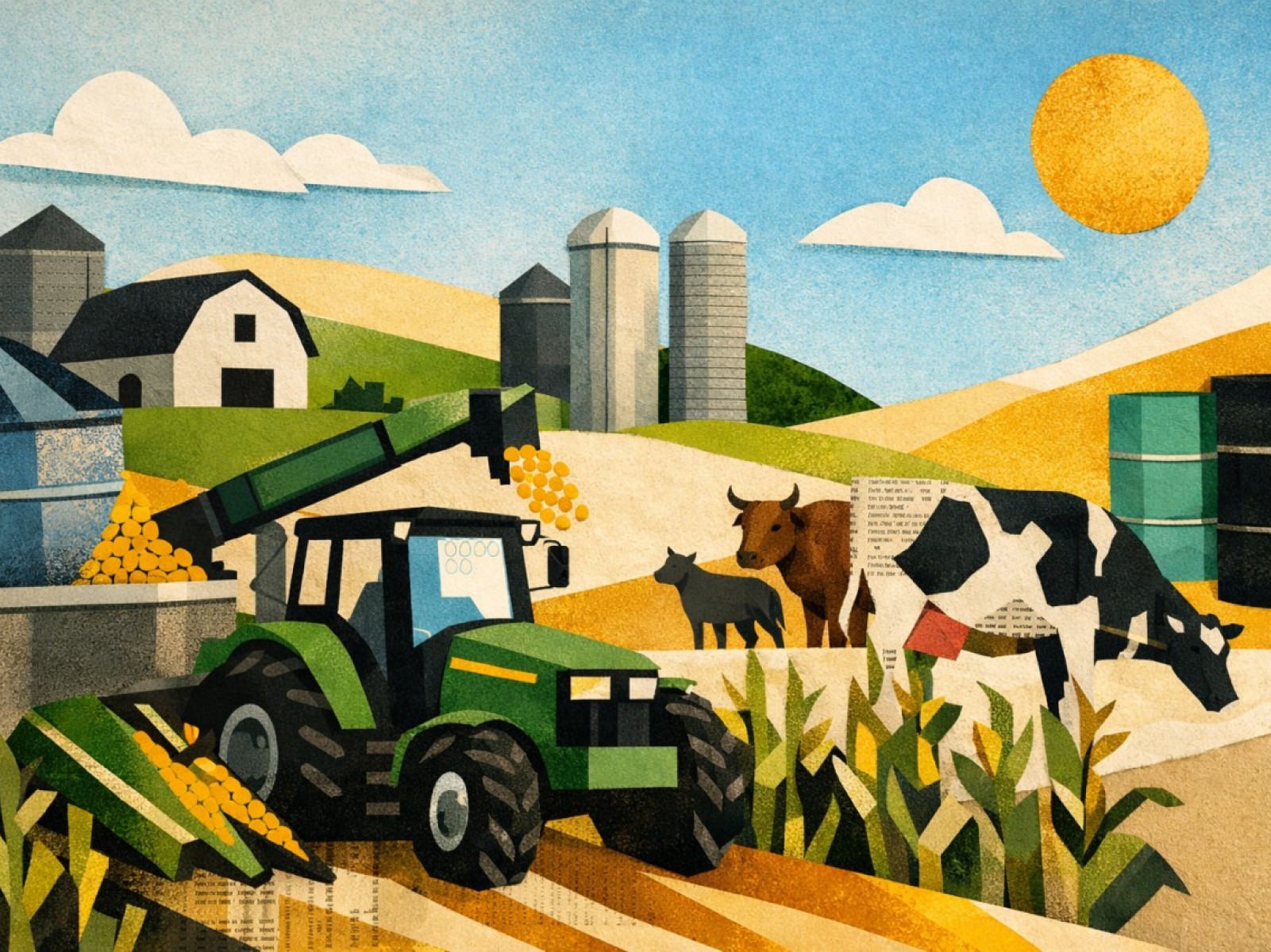 Ilustração do artigo sobre inovação no agro brasileiro publicado na Gazeta do Povo
