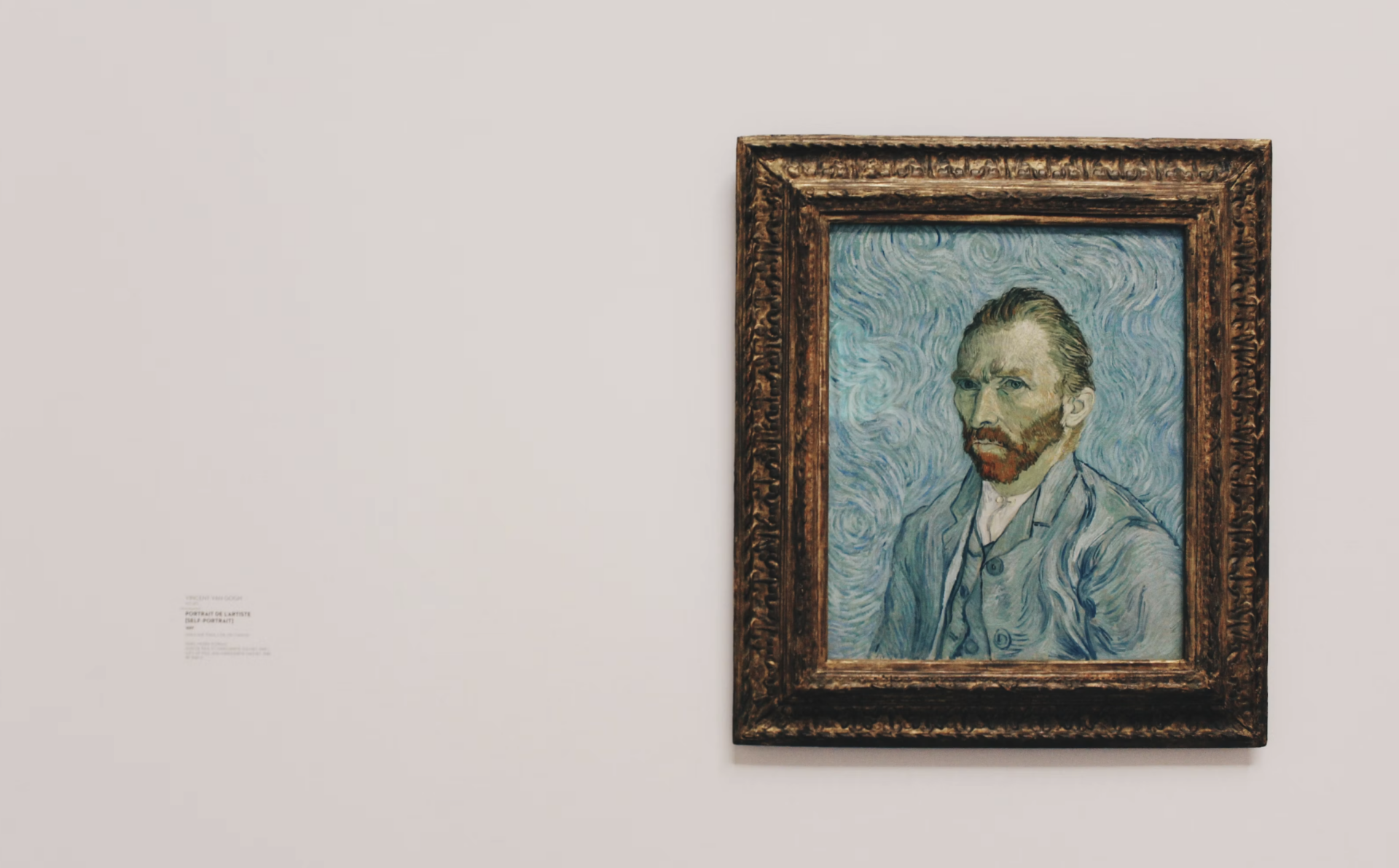 Quadro auto-retrato de Vincent Van Gogh